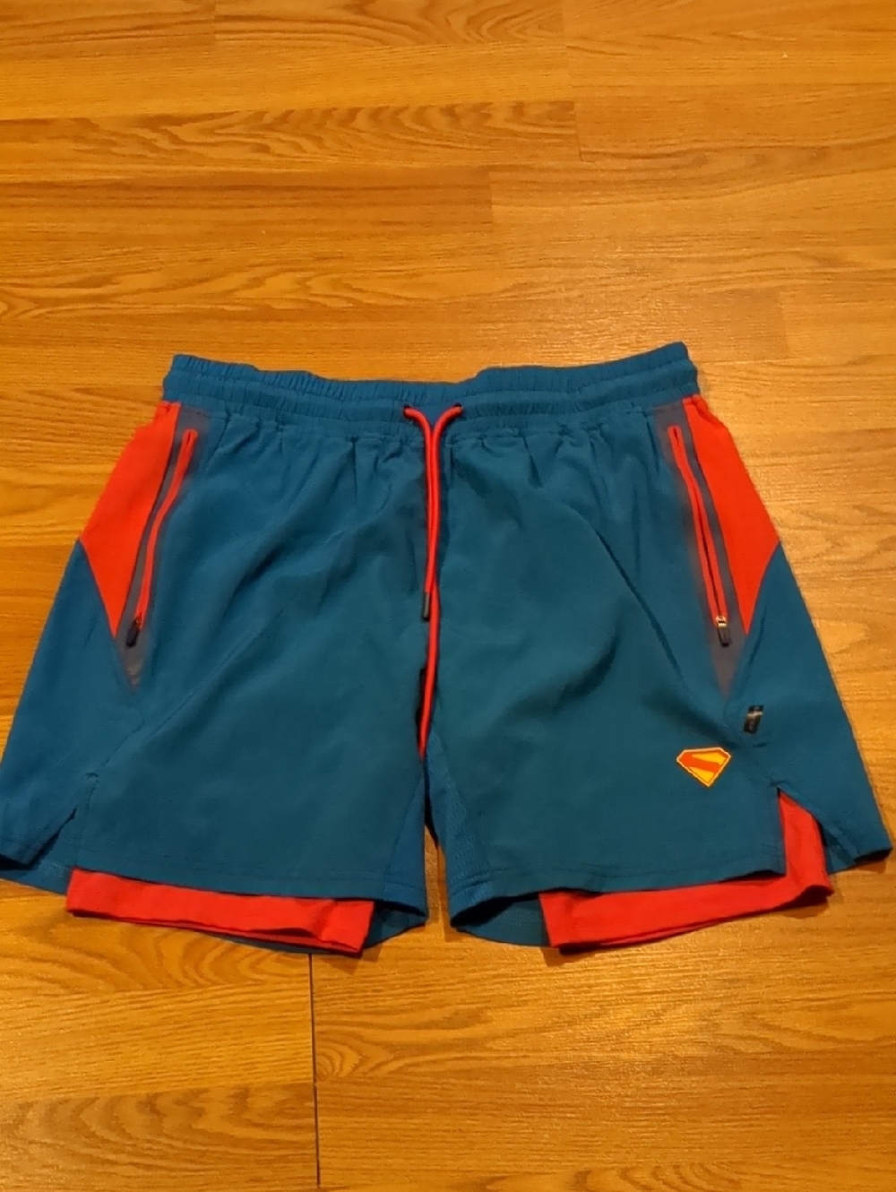 DC COMIC X SuperX SUPERMAN Performance 7" Shorts w/Liner - Picture 9 of 14